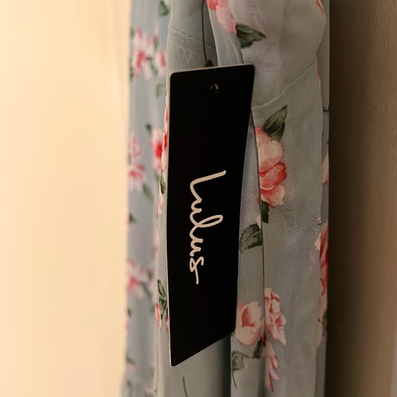 Lulus Melissa Light Sage Green Floral Print Tiered Maxi Dress - Picture 7 of 8